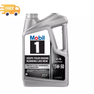 Mobil 1 Advanced Full Synthetic Motor Oil 15W-50 5 Qt • $28.31