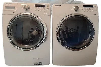 Samsung Front Loading Electric Washer And Dryer Set Used • $525