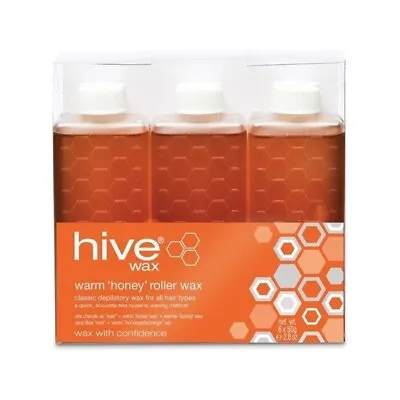 Hive Roller Wax Cartridge Refills Warm Honey 6 X 80g - Free P&P • £12.75