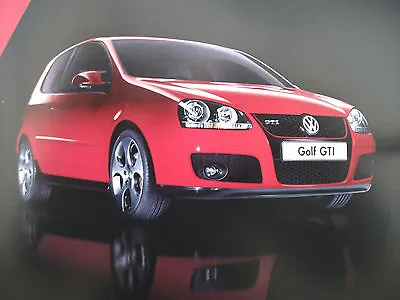 VW Golf GTi Mk5 CD-ROM Brochure C2004 - Hear The Enginewatch The Video Reviews • $25.20
