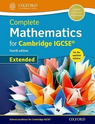 Complete Mathematics For Cambridge IGCSE? Student Book (Extended) (Cie Igcse Com • £7.57