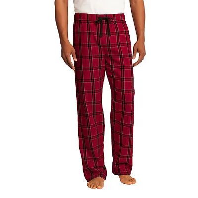 Mens Plus Size Flannel Plaid Checkered Pajamas PJ Sleep Lounge Pants 100% Cotton • $28.49