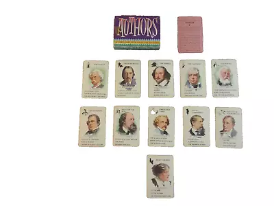 Vintage Whitman No. 4127 ~ AUTHORS A Card Game With Rules For Children Complete • $9.99