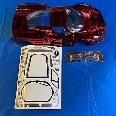 Ferrari Red Chrome Body Kit 1/10 Scale RC Car Remote Control 1:10 NEW • $171.27