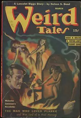 WEIRD TALES March 1941 . Dorothy McIlwraith No 8 Volume 35 / WEIRD #27786 • $60