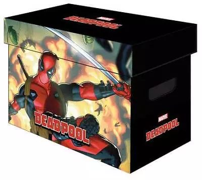 1 X Marvel Deadpool Comic Storage Box (holds 150 Comics Approx Each) • £18.99