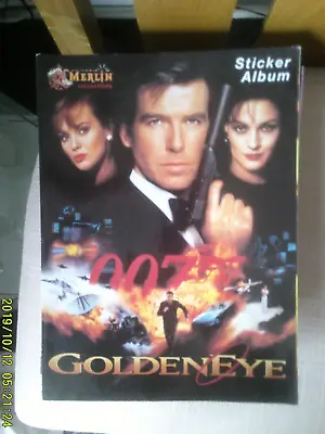 Merlin Collection Sticker Album James Bond 007 Goldeneye +6 STICKERS STUCK IN • £17.50