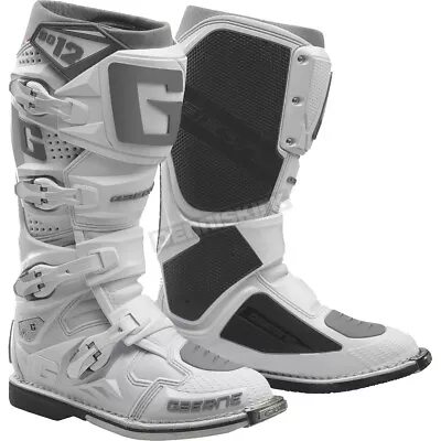 Gaerne White/Silver SG-12 Boots ( Mens Size 11 ) 2174-074-011 • $512.99