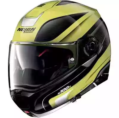 Nolan N100-5 Orbiter Flip Modular Motorcycle Motorbike Helmet LED Yellow • $223.90