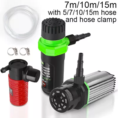 £7.19 • Buy DC12V Mini Submersible Water Pump Hose Set 7/10/15m For Aquarium Cutting Machine