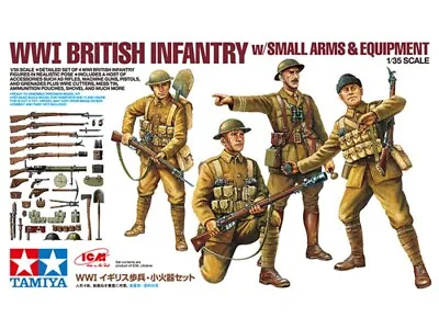 Tamiya 32409 WWI British Infantry 1/35 Scale Plastic Model Figures • $28.50