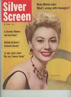 Silver Screen Jun 1958 Mitzi Gaynor Cover • $25