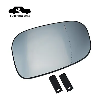 Heated Left Side Mirror Glass W/Backing 30762571 For Volvo C30 V50 S60 C70 07-13 • $17.40