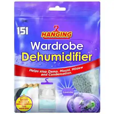 151 Scented Hanging Wardrobe Dehumidifier - Lavender • £4.99