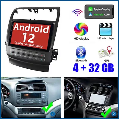 Android 4+32GB Car Radios GPS Navi Carplay Dashboard For Acura TSX 2004-2008 • $426.16