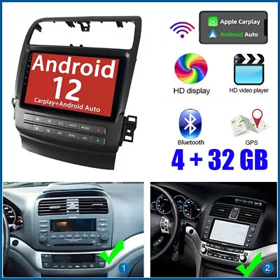 Android12 4+32GB Car Radios GPS Navi Carplay Dashboard For Acura TSX 2004-2008 • $379.04