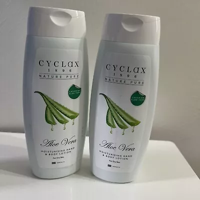 Cyclax Nature Pure Aloe Vera Moisturising Hand And Body Lotion 300 Pack Of 2 • £3.50