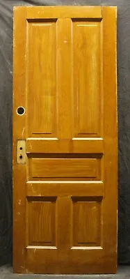 3 Avail 29.5 X79  Antique Vintage Old SOLID Wood Wooden Interior Doors 5 Panels • $229.99