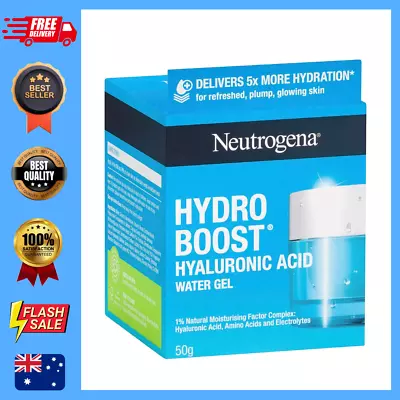 Neutrogena Hydro Boost Hyaluronic Acid Water Gel Hydrating Face Moisturiser 50g • $33.99