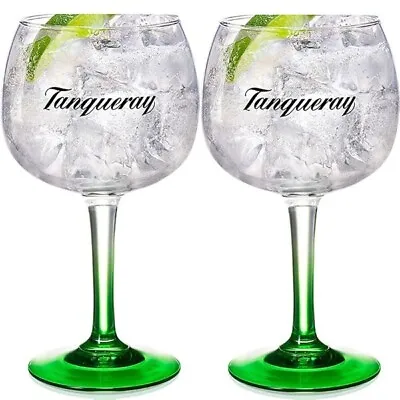 Set Of 2 X Tanqueray Gin Large Gin Copa Goblet Glasses Brand New • £14.99