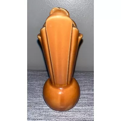 Vintage Art Deco Pottery Vase USA 5  Bud Flower • $24.99