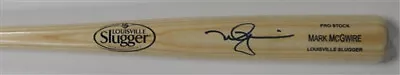 Cards Mark Mcgwire Signed Name ENGRAVED Louisville Slugger Blonde Bat AUTO JSA • $209.99