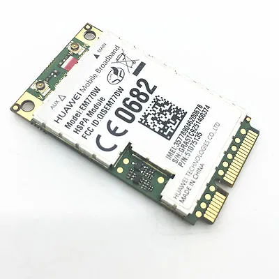  HuaWei Unlocked EM770W 3G 7.2Mbps WWAN WCDMA HSDPA Mini PCI-E Card Module • $21.50