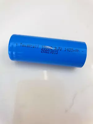 18500 Lithium Li-Ion Flat Top Battery 3.7V 1400mAh Rechargeable Battery • £7.99