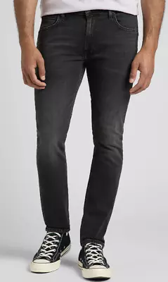 Lee Jeans Mens Luke Slim Tapered Fit Jeans 'Asphalt Rocker' FACTORY SECONDS  L23 • £20.99