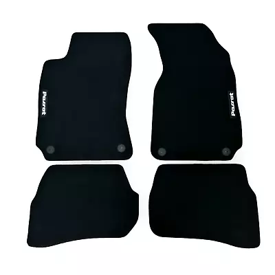 Car Floor Mats For VW Passat B5 Velour Waterproof Black Carpet Auto Liners New • $48.84