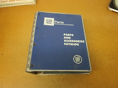 $62 • Buy 1980's GM BINDER ONLY Chevrolet Pontiac Illustrated Parts Catalog Manual Buick