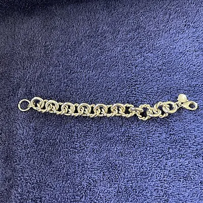 J.Crew Gold Tone Link Twist Chain Bracelet 7  Jcrew • $8.99