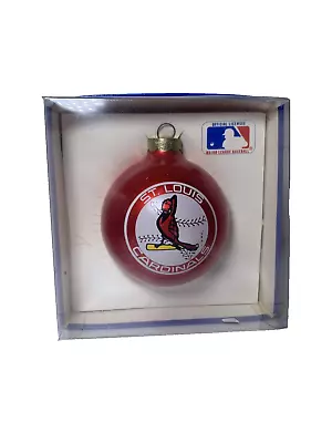 Vintage 80s St. Louis Cardinals Christmas Tree Ornament Baseball MLB • $25