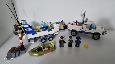 Lego City Police Set # 60045  Police Patrol 4WD Dingy Robber Cops. • $39.50