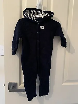 $22 • Buy Size 6-12mths Country Road Winter Navy Romper