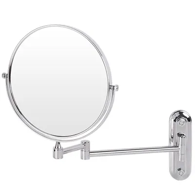 Double Side Bathroom Mirror Wall Mounted Make-up Shaving Mirror 5x Magnifying UK • £18.92