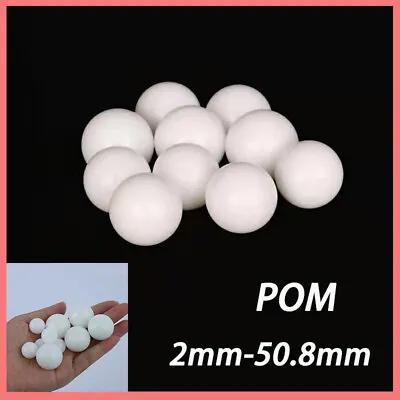 Polyformaldehyde ( POM )Solid Plastic Balls Precision Bearing Ball 2mm 3mm -50mm • $2.81