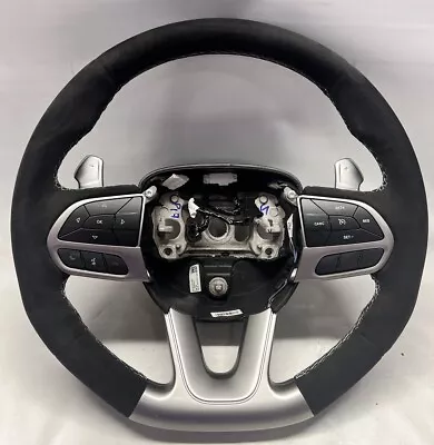 15-23 Dodge Charger Hellcat Oem Suede Steering Wheel Challenger Nice Black • $699