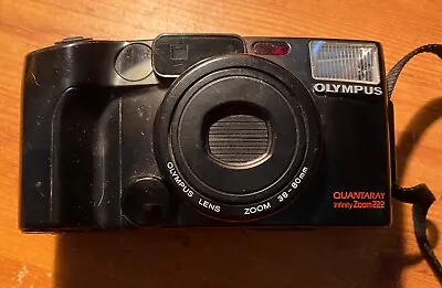 Olympus Quantaray Infinity Zoom 222 35mm Camera W/Case • $6.95