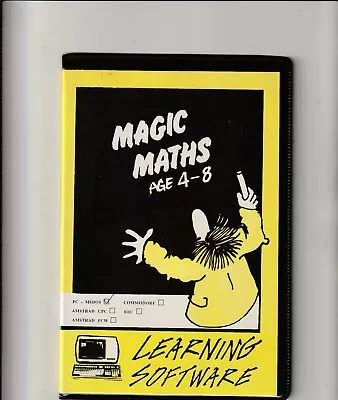 MAGIC MATHS Educational Program On 5.25 Inch Disk For IBM COMPATIBLE Computers • £6.97