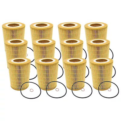 12Pcs Engine Oil Filter Kit For BMW E36 E39 E46 E53 E60 E83 320i X3 X5 2.5L 3.0L • $49.48