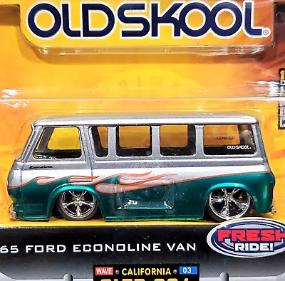 Jada 65 1965 Ford Econoline Van Dub City Old Skool Detailed Collectible Car Slv • $14.99