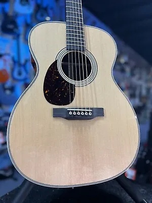 Martin OM-28 Modern Deluxe Left-Handed Acoustic Guitar - Natural 365 GET PLEK'D! • $4399