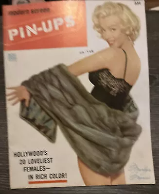 Vintage 1955 Modern Screen PIN-UPS Magazine #1. Marilyn Monroe. Liz Taylor. • $134.95