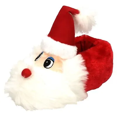 Childrens Spot On Slip On Novelty Casual Santa Slippers: X2089 • $21.85