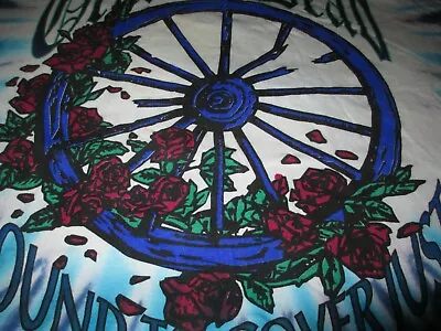 Grateful Dead Truckin Summer 1995 Mr.natural The Wheel Concert T-shirt-large-new • $179.95