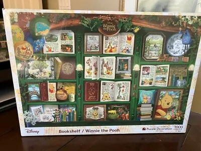 NEW Epoch ** WINNIE THE POOH BOOKSHELF ** Disney 1000 Piece Jigsaw Puzzle • $44.99