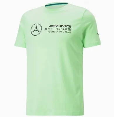 Puma Mercedes AMGP F1 ESS Logo Tee Paradise Green • $33.95