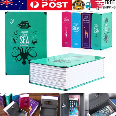 Dictionary Book Password Lock Safe Security Box Secret Storage Cash Jewellery • $22.75