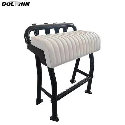 Dolphin Centre Console Pro T Top Black Leaning Post Boat Seat W/ White Cushion • $579